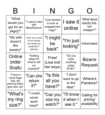 Merry Crisis! Bingo Card