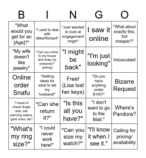 Merry Crisis! Bingo Card