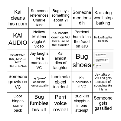 GC BINGO DECEMBER Bingo Card