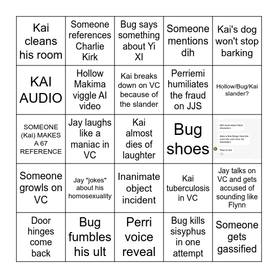 GC BINGO DECEMBER Bingo Card