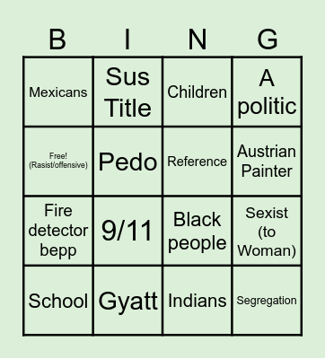 Sora Disney Trailers Bingo Card