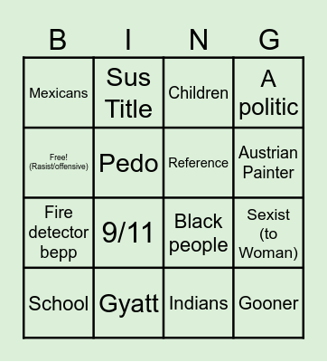 Sora Disney Trailers Bingo Card