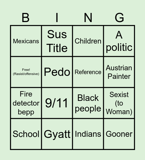 Sora Disney Trailers Bingo Card