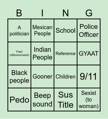 Sora Disney Trailer Bingo Card