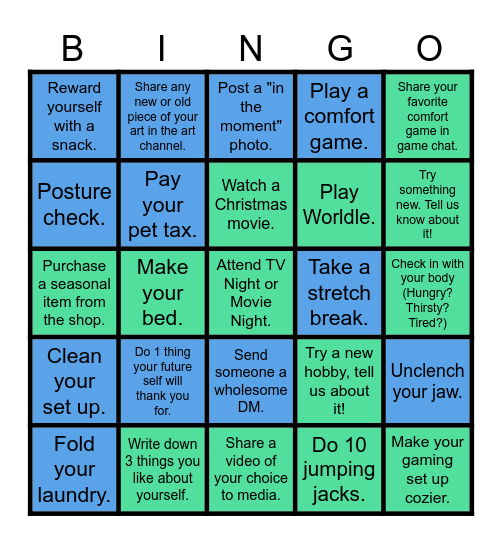 Chaos Realm: Bingo Card