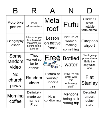 Ed's Report 11/30/25 Bingo Card