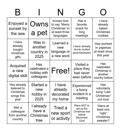 Chris mas_BI NGO Bingo Card