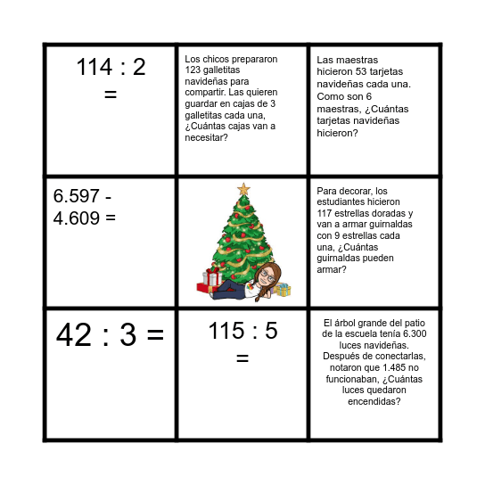 BINGO NAVIDEÑO Bingo Card