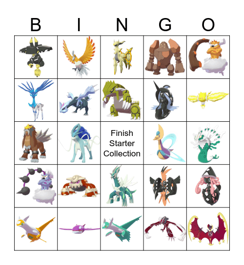 2026 Shiny Hunting Bingo Card