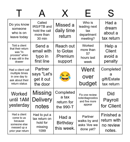 Do You Know Who Bingo Card