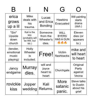 st 5 bingo board Bingo Card
