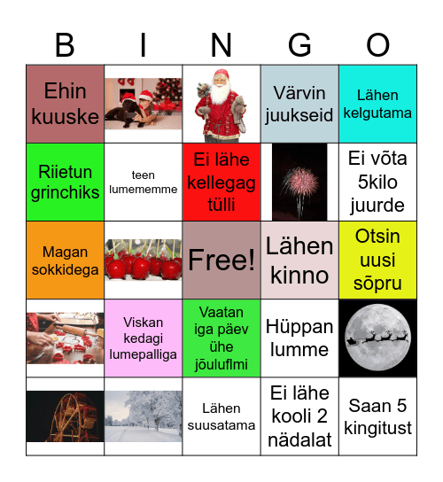 Pealkiri Bingo Card