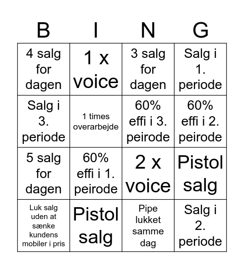 CBB Mersalg Bingo Card