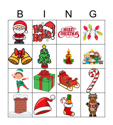 Christmas Bingo Card