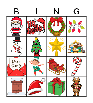 Christmas Bingo Card