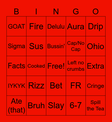 LMS Lingo Bingo Card