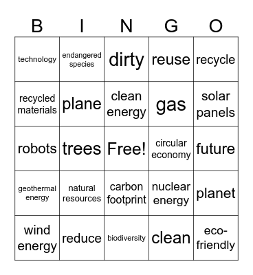 BINGO! Bingo Card