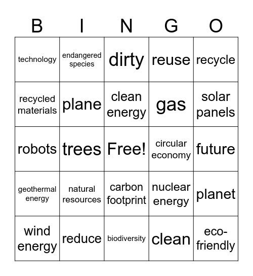 BINGO! Bingo Card