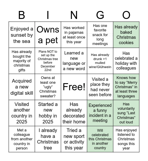 BI NGO_Christ mas Bingo Card