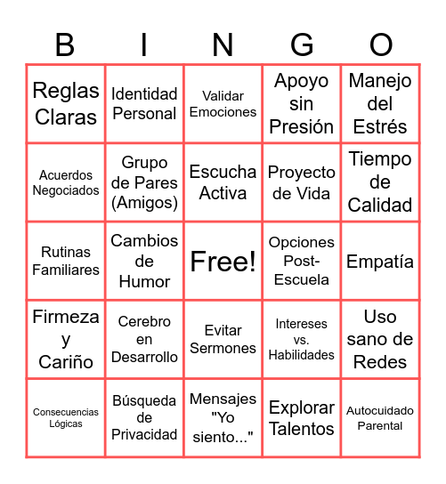 GRAN BINGO DE CIERRE Bingo Card