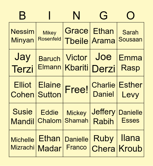 Senior Bingo 2026 Bingo Card