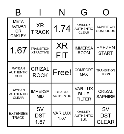 DECEMBER 1 - 5 Bingo Card