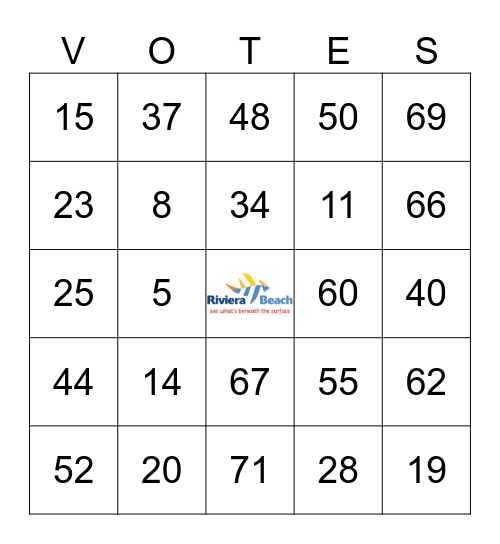 City Clerk Bingo Card