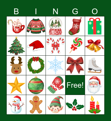Holiday Bingo! Bingo Card