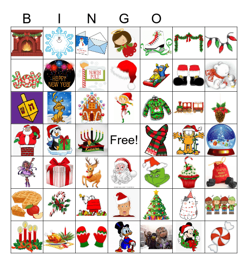 HOLIDAY PARTY Bingo Card