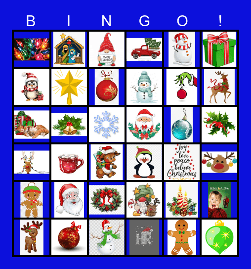 SKYLINE'S CHRISTMAS BINGO Card