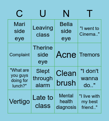 Dorothy Bingo Card
