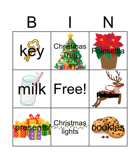 How to Catch Santa Bingo Card