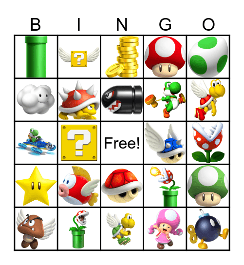 YOSHI BINGO Card