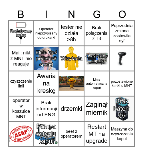 MNT Bingo Card