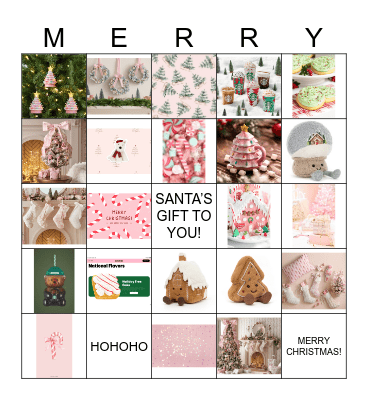 HAPPY HOLIDAYS Bingo Card