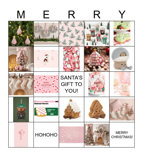 HAPPY HOLIDAYS Bingo Card