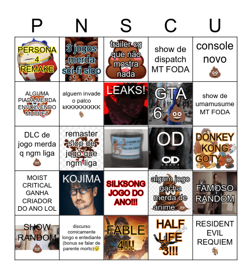 BINGO TGA HISTORIETAS OFICIAL TRADEMARK 2025 Bingo Card