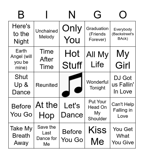 2016 Bingo Card
