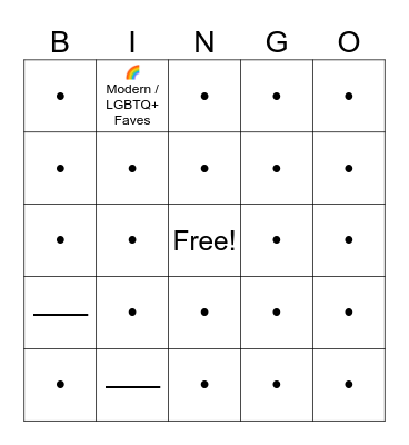 Christmas Bingo Card