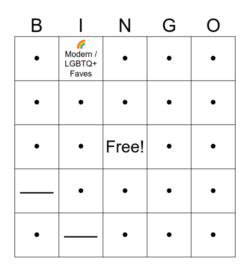 Christmas Bingo Card