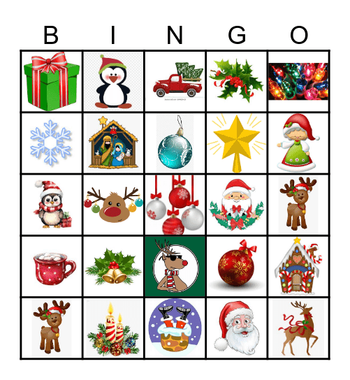 CHRISTMAS BINGO Card