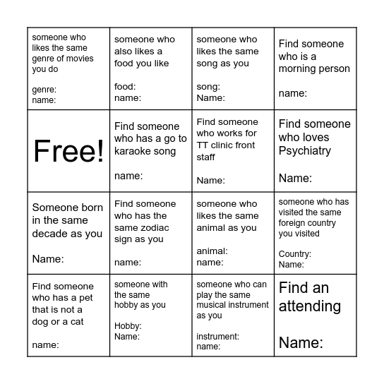 HOLIDAY WELLNESS BINGO 2025 Bingo Card