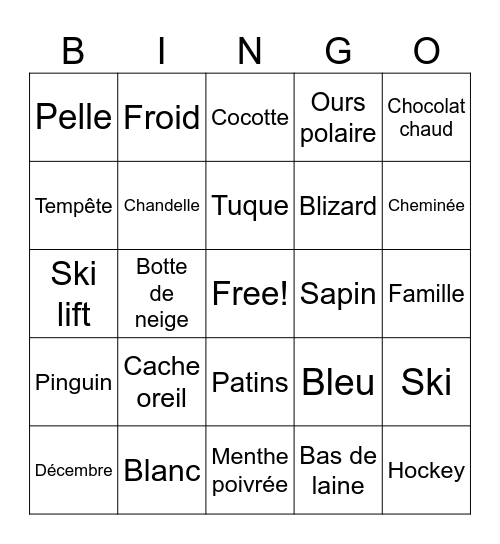 Bingo AEFSUM Bingo Card