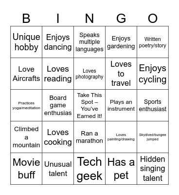 Team Connect Bingo🦾 Bingo Card