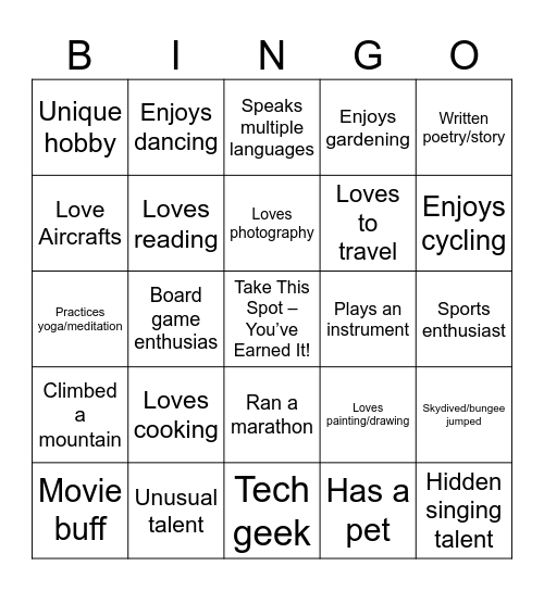 Team Connect Bingo🦾 Bingo Card
