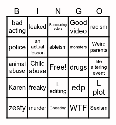 tomorrows teachings Bingo Card