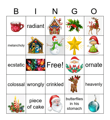 Christmas Bingo Card