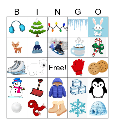 Winter Bingo Card