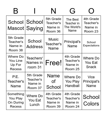 Tier 2 Bingo Card
