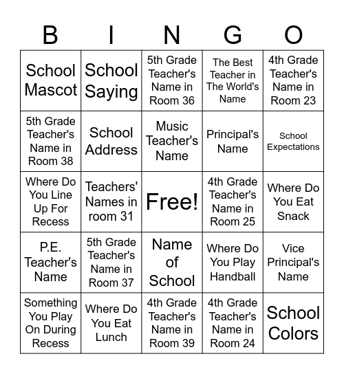 Tier 2 Bingo Card